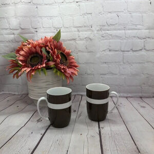 Fitz and Floyd vintage coffee mugs 1975